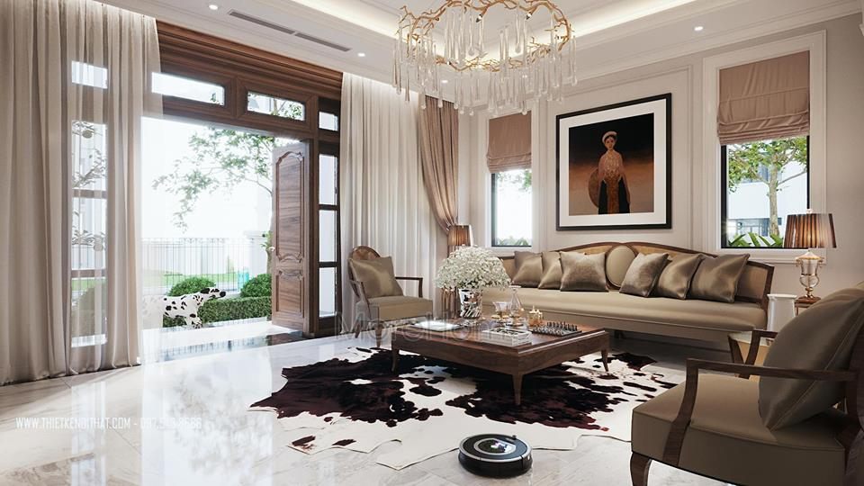 Thiết kế nội thất biệt thự Vinhomes Gardenia